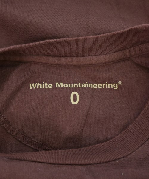 White Mountaineering（ホワイトマウンテニアリング）Tシャツ・カットソー 茶 サイズ:0(S位) メンズ/2200684990125