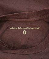 White Mountaineering（ホワイトマウンテニアリング）Tシャツ・カットソー 茶 サイズ:0(S位) メンズ/2200684990125