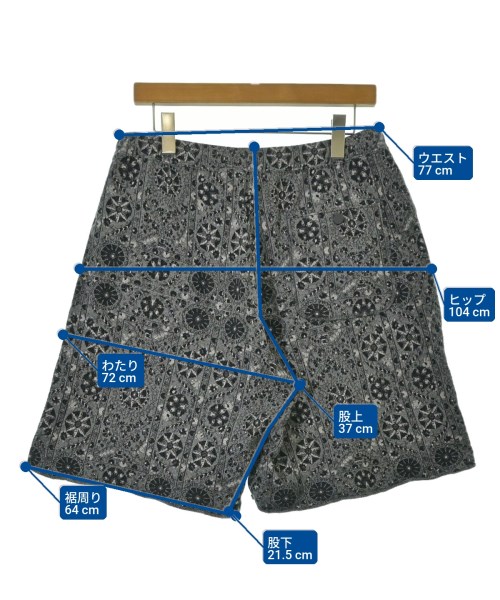 White Mountaineering（ホワイトマウンテニアリング）ショートパンツ グレー サイズ:3(XL位) メンズ/2200686577096