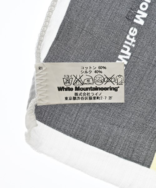 White Mountaineering（ホワイトマウンテニアリング）ストール 紺 サイズ:- メンズ/2200691728339
