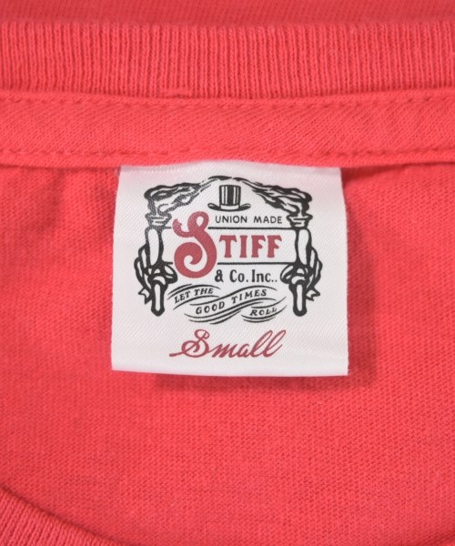 STIFF（スティッフ）Tシャツ・カットソー 赤 サイズ:S メンズ/2200607649598