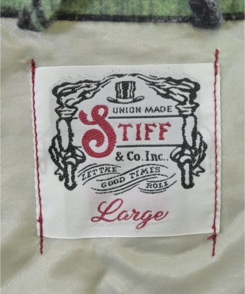 STIFF（スティッフ）カジュアルシャツ 黒 サイズ:L メンズ/2200646102436