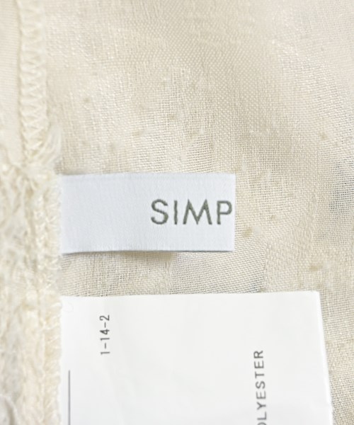 Simplicite（シンプリシテ）ブラウス 白 サイズ:F レディース/2200631253020