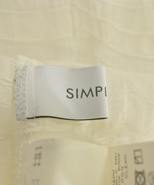 Simplicite（シンプリシテ）ブラウス 白 サイズ:-(M位) レディース/2200632390038