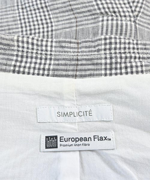 Simplicite（シンプリシテ）カジュアルジャケット 黒 サイズ:F レディース/2200622615103