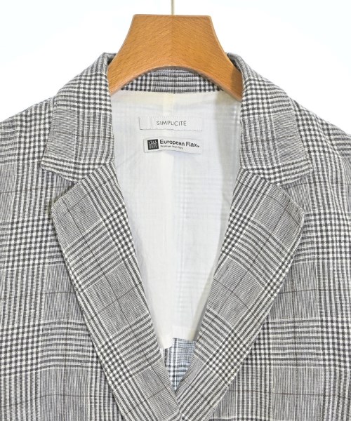 Simplicite（シンプリシテ）カジュアルジャケット 黒 サイズ:F レディース/2200622615103