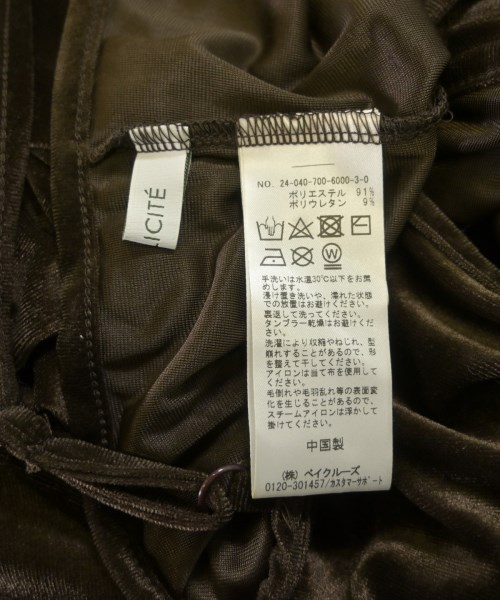 Simplicite（シンプリシテ）ワンピース 茶 サイズ:F レディース/2200635375032