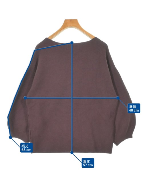 Simplicite（シンプリシテ）ニット・セーター 茶 サイズ:F レディース/2200621843019