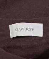 Simplicite（シンプリシテ）ニット・セーター 茶 サイズ:F レディース/2200621843019