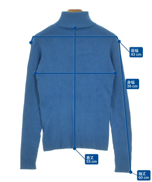 Simplicite（シンプリシテ）ニット・セーター 青 サイズ:F レディース/2200621843125