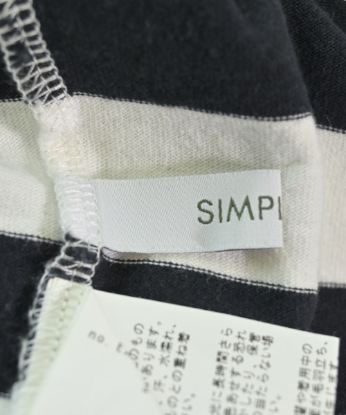 Simplicite（シンプリシテ）Tシャツ・カットソー 黒 サイズ:F レディース/2200615961224