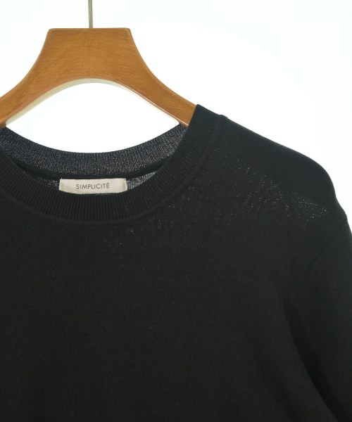 Simplicite（シンプリシテ）ニット・セーター 黒 サイズ:-(S位) レディース/2200621697049