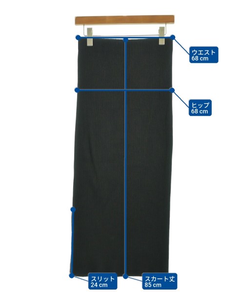 Simplicite（シンプリシテ）ロング・マキシ丈スカート 黒 サイズ:-(M位) レディース/2200636781023