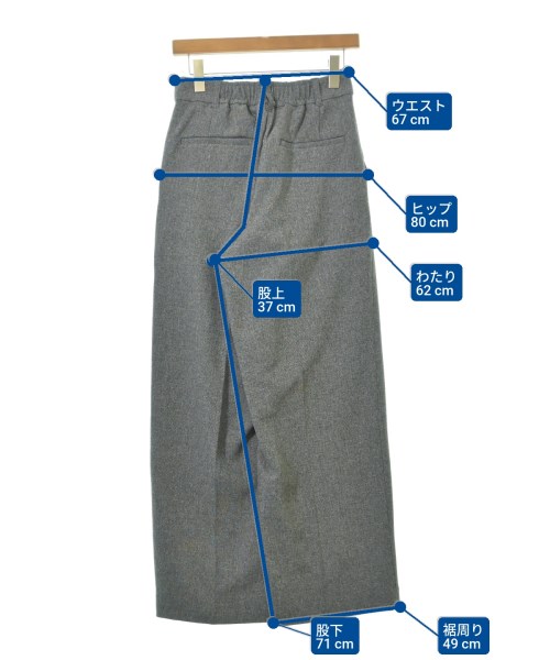 Simplicite（シンプリシテ）スラックス グレー サイズ:-(M位) レディース/2200614759198