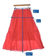 Simplicite（シンプリシテ）ロング・マキシ丈スカート 赤 サイズ:F レディース/2200637276023