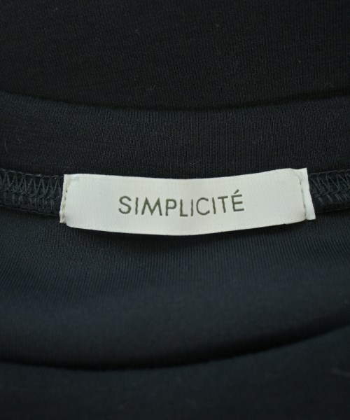 Simplicite（シンプリシテ）Tシャツ・カットソー 黒 サイズ:F レディース/2200623655016