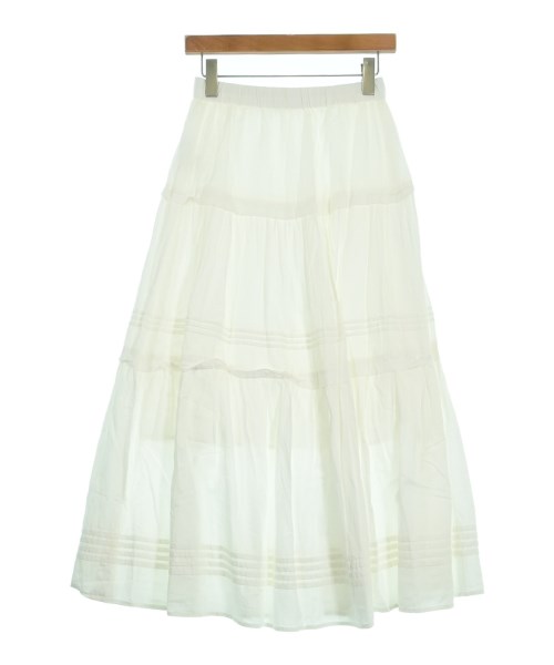 Simplicite（シンプリシテ）ロング・マキシ丈スカート 白 サイズ:-(S位) レディース/2200629739024