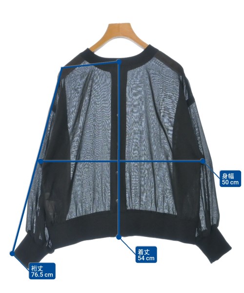 Simplicite（シンプリシテ）カーディガン 黒 サイズ:-(M位) レディース/2200633284039