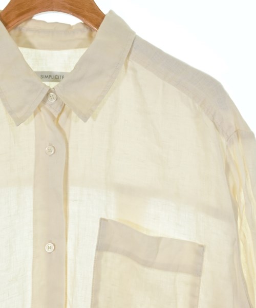Simplicite（シンプリシテ）カジュアルシャツ 黄 サイズ:F レディース/2200624466062