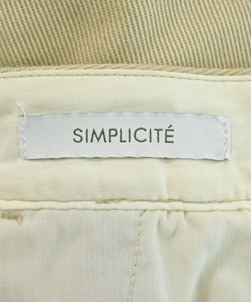 Simplicite（シンプリシテ）チノパン ベージュ サイズ:M レディース/2200626159016