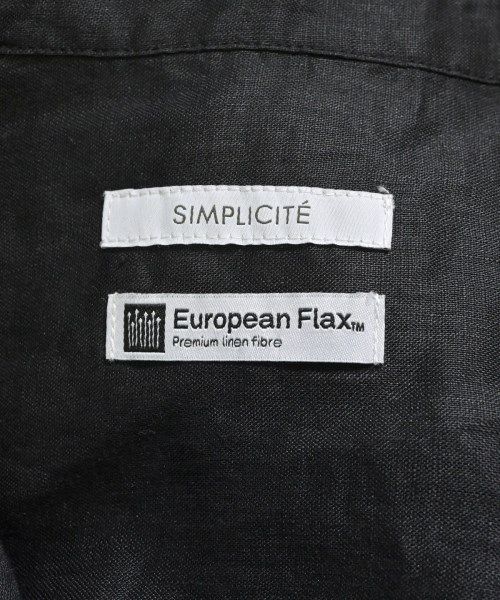 Simplicite（シンプリシテ）カジュアルシャツ 黒 サイズ:F レディース/2200626159061