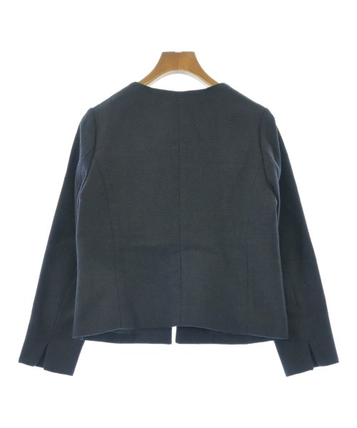 Simplicite（シンプリシテ）ノーカラージャケット 紺 サイズ:S レディース/2200620578011