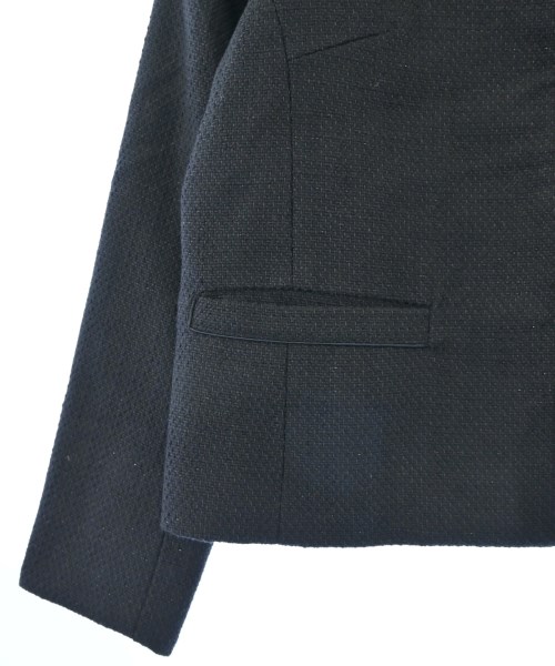 Simplicite（シンプリシテ）ノーカラージャケット 紺 サイズ:S レディース/2200620578011