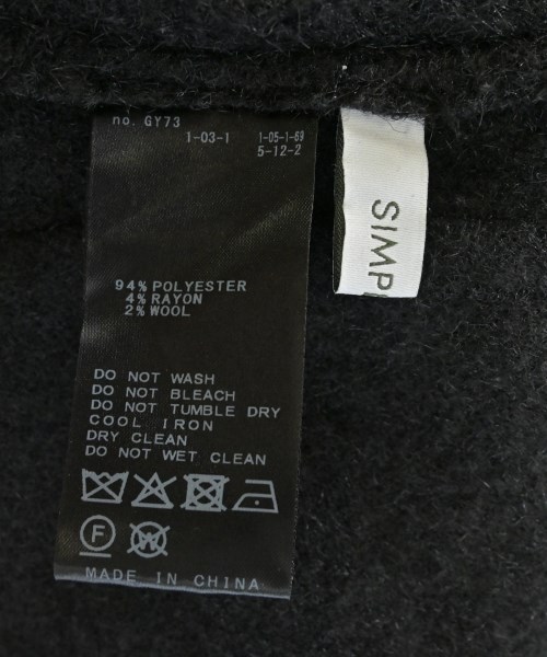 Simplicite（シンプリシテ）その他 黒 サイズ:F レディース/2200622368047