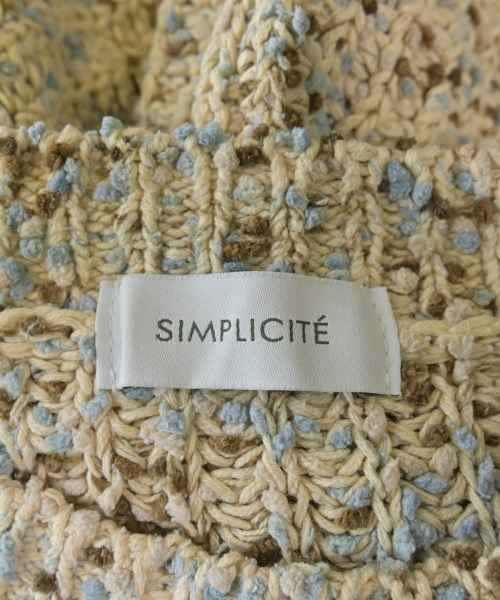 Simplicite（シンプリシテ）ニット・セーター ベージュ サイズ:F レディース/2200637728034