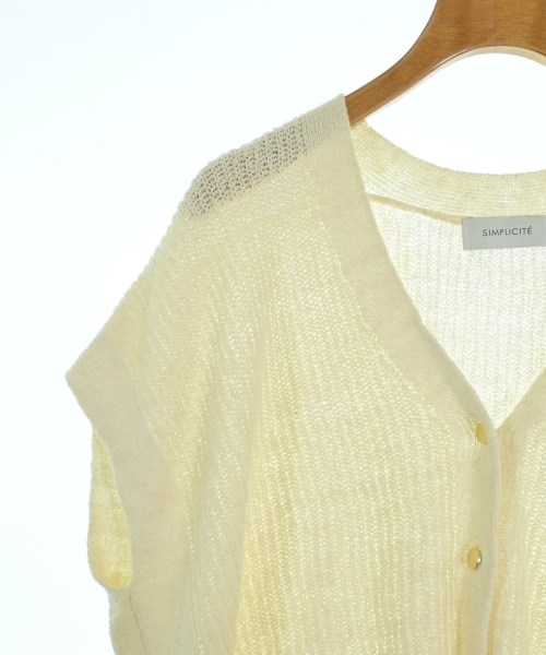 Simplicite（シンプリシテ）ベスト 白 サイズ:F レディース/2200635619013