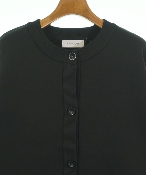 Simplicite（シンプリシテ）カーディガン 黒 サイズ:F レディース/2200634250026