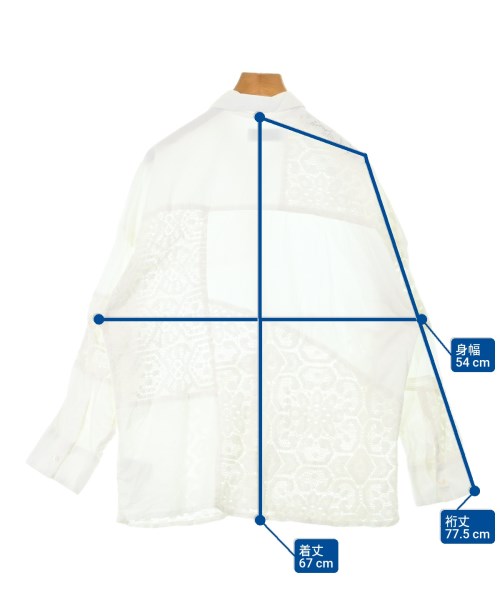 Simplicite（シンプリシテ）ブラウス 白 サイズ:F レディース/2200634983047