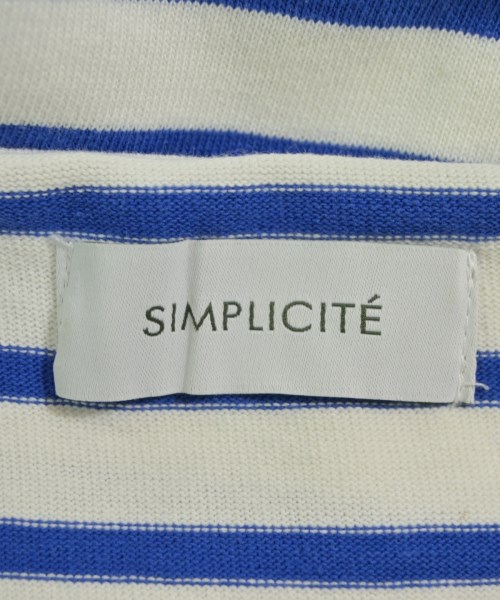 Simplicite（シンプリシテ）Tシャツ・カットソー 白 サイズ:F レディース/2200636266148