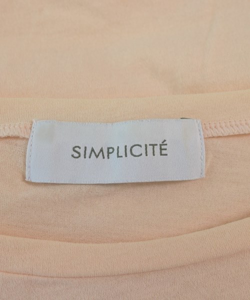 Simplicite（シンプリシテ）Tシャツ・カットソー ピンク サイズ:F レディース/2200628414168