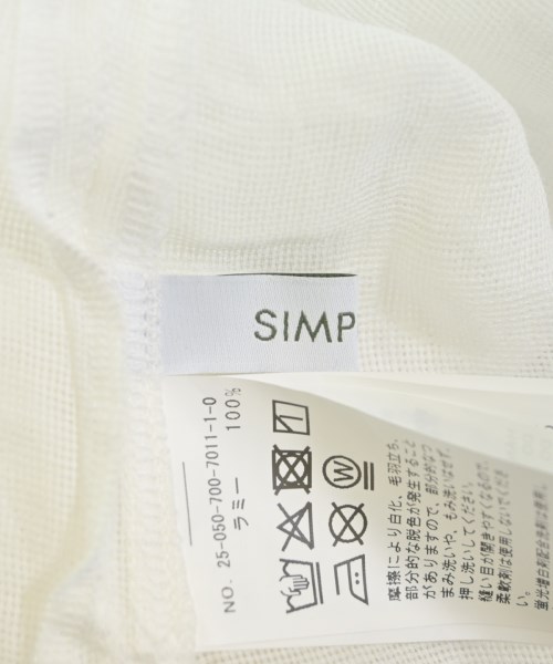 Simplicite（シンプリシテ）ブラウス 白 サイズ:F レディース/2200638174106