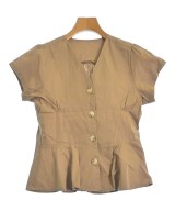 Simplicite（シンプリシテ）ブラウス 茶 サイズ:-(M位) レディース/2200642579027