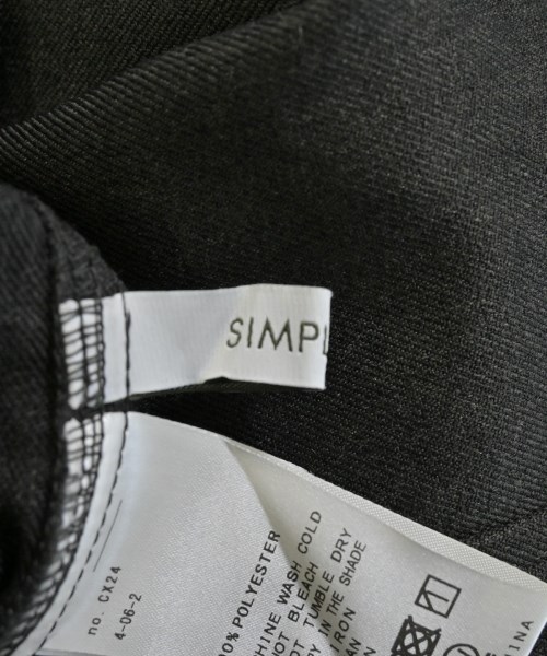Simplicite（シンプリシテ）シャツワンピース グレー サイズ:F レディース/2200639575049