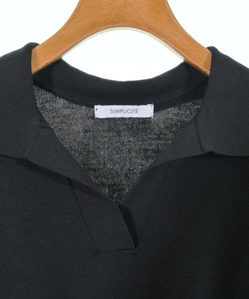 Simplicite（シンプリシテ）ニット・セーター 黒 サイズ:F レディース/2200618647088