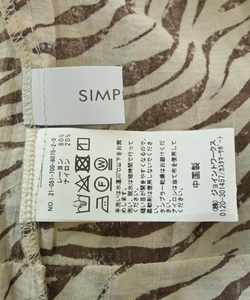 Simplicite（シンプリシテ）ブラウス 白 サイズ:F レディース/2200615264127