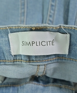 Simplicite（シンプリシテ）デニムパンツ 青 サイズ:S レディース/2200615655147