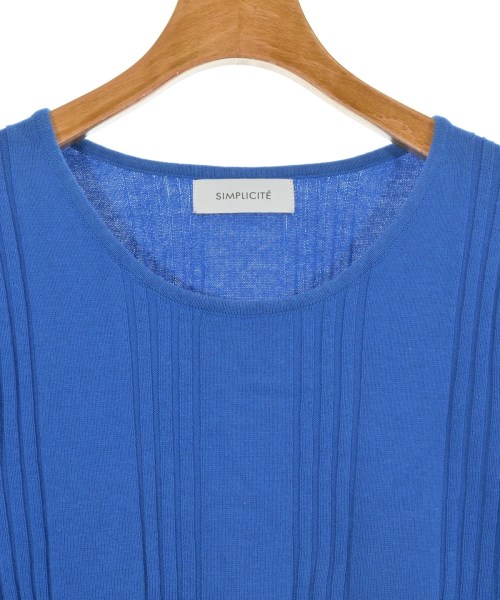 Simplicite（シンプリシテ）ニット・セーター 青 サイズ:F レディース/2200619994037