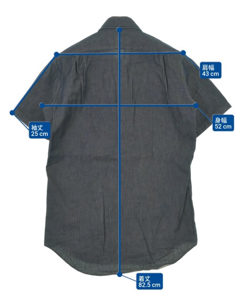 Simplicite（シンプリシテ）カジュアルシャツ 紺 サイズ:L メンズ/2200618720064