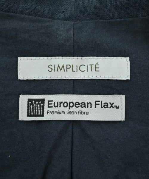 Simplicite（シンプリシテ）ジャケット 紺 サイズ:F レディース/2200616898017