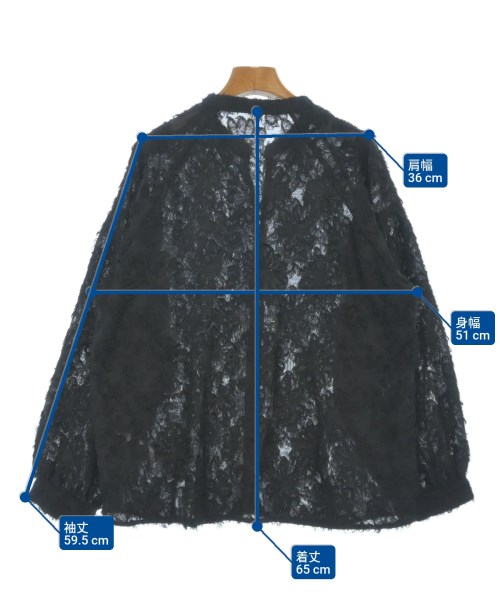 Simplicite（シンプリシテ）カジュアルシャツ 黒 サイズ:F レディース/2200629567047