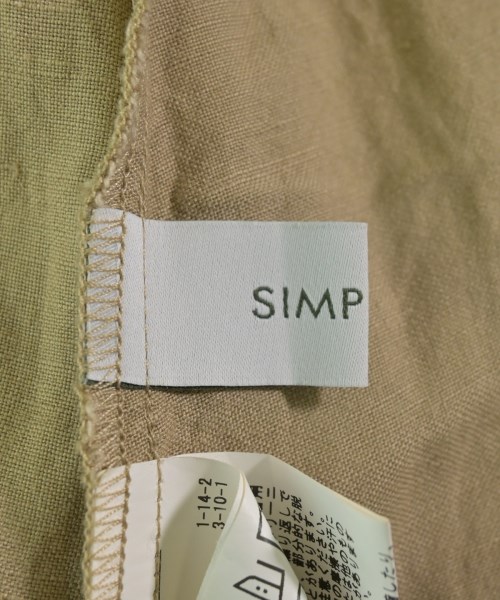 Simplicite（シンプリシテ）ワンピース ベージュ サイズ:F レディース/2200624832041