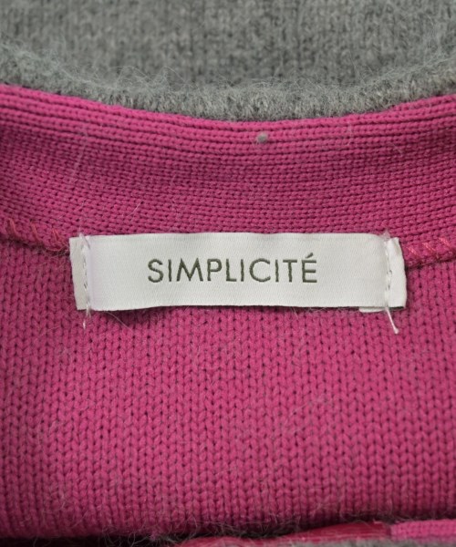 Simplicite（シンプリシテ）カーディガン グレー サイズ:-(M位) レディース/2200616848067