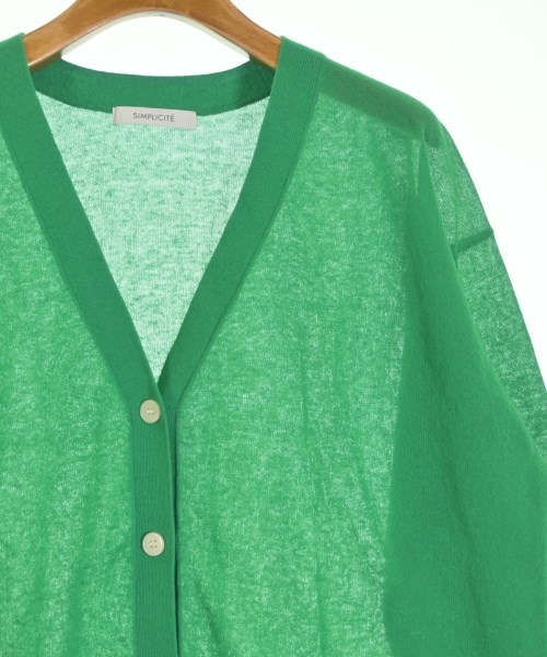 Simplicite（シンプリシテ）カーディガン 緑 サイズ:F レディース/2200631349082