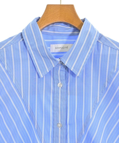 Simplicite（シンプリシテ）カジュアルシャツ 青 サイズ:F レディース/2200616766279