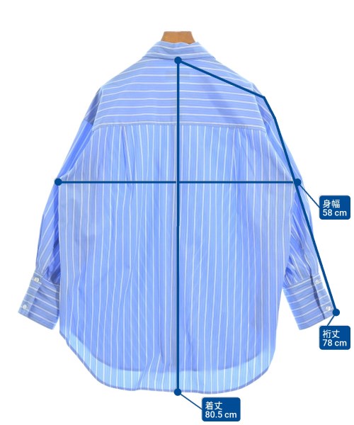 Simplicite（シンプリシテ）カジュアルシャツ 青 サイズ:F レディース/2200616766279