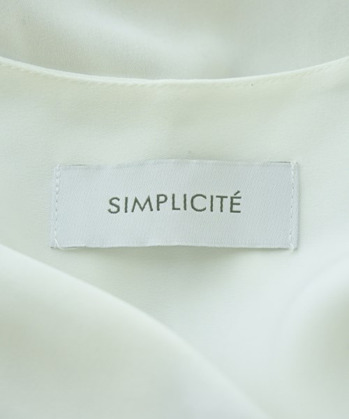Simplicite（シンプリシテ）ブラウス 白 サイズ:F レディース/2200617155133